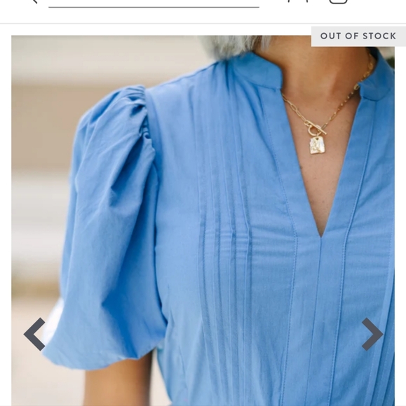 Pinch: On Our Mind Blue Midi Dress,  Size M - Picture 14 of 15